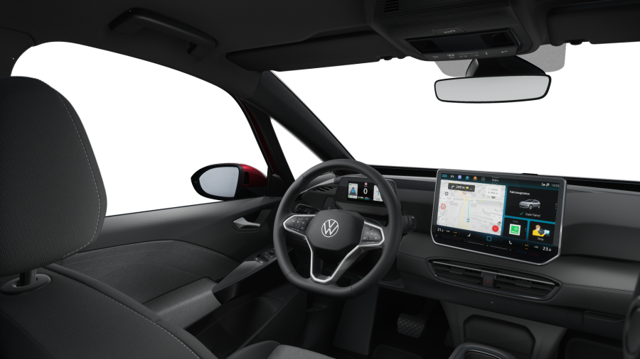 Volkswagen ID.3, ID.3 Pure People 125 kW, 52 kWh, barva červená