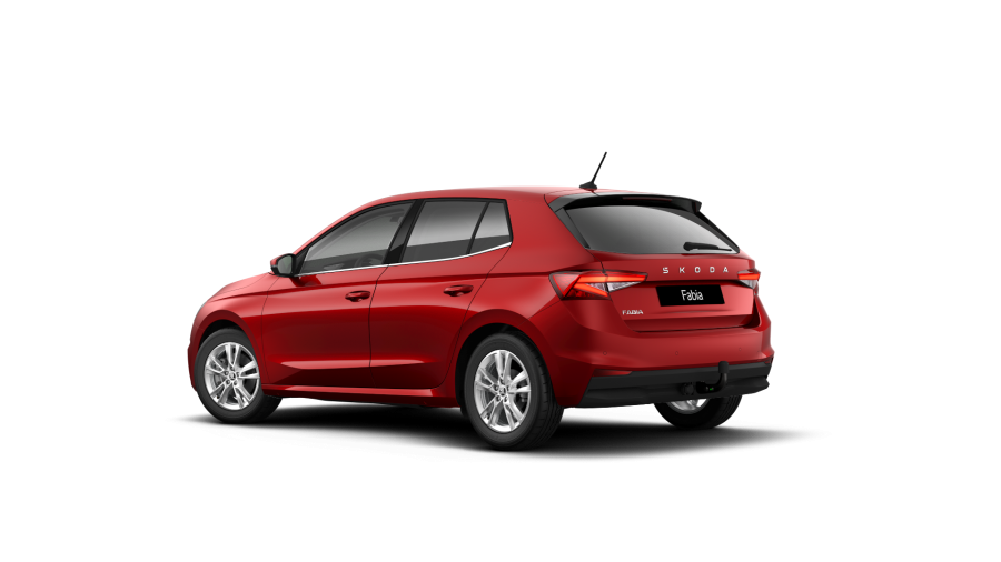 Škoda Fabia, 1,0 TSI 85 kW 7-stup. automat., barva červená
