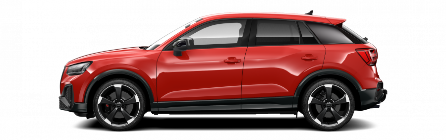 Audi Q2, SQ2 TFSI 221kW quattro, barva červená