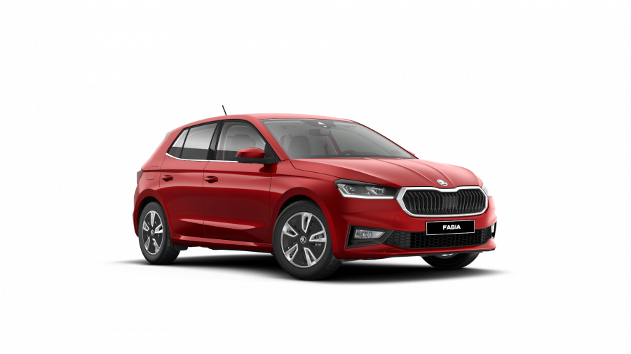 Škoda Fabia, 1,0 TSI 81 kW 6-stup. mech., barva červená