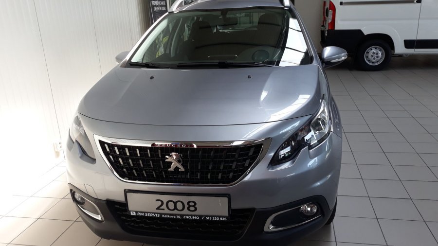 Peugeot 2008, 1.2PureTech 82k MAN5-9914, barva šedá