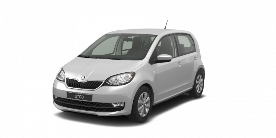 Škoda Citigo, 1,0 MPI 44 kW 5-stup. mech., barva stříbrná