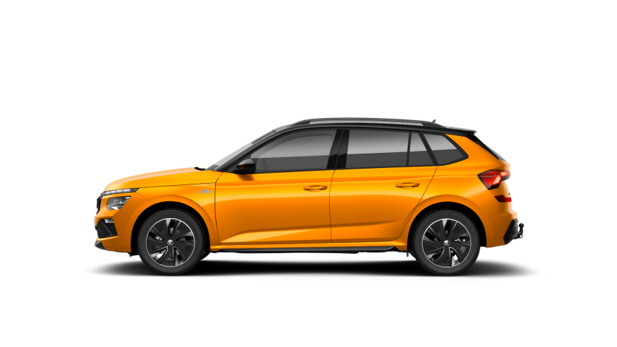 Škoda Kamiq, 1,0 TSI 85 kW 7° automatická DSG, barva oranžová