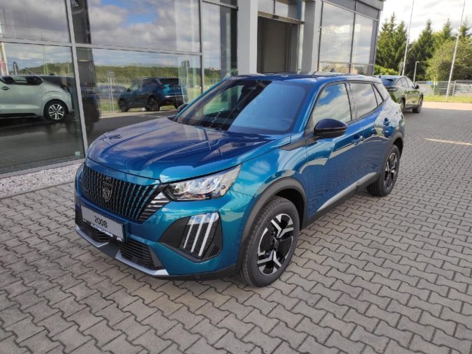 Peugeot 2008, Peugeot 2008 ALLURE 1.2 TURBO 100k 2xkamera, barva modrá