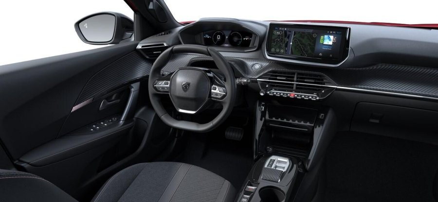 Peugeot 2008, Peugeot 2008 ALLURE Hybrid 145 e-DCS6, barva červená