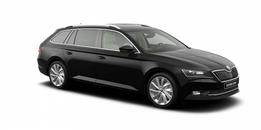 Škoda Superb, 2,0 TDI 140 kW 7-stup. automat., barva černá