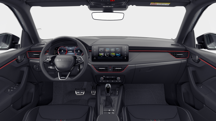Škoda Scala, 1,5 TSI 110 kW 7° automatická DSG, barva stříbrná