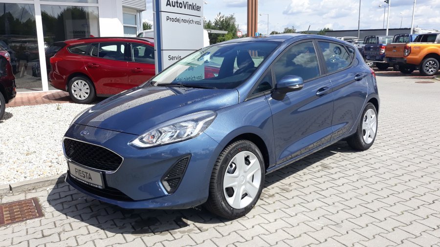 Ford Fiesta, Trend, 5dveřová, 1,0 EcoBoost 70 kW/95 k, 6st. manuální, barva modrá