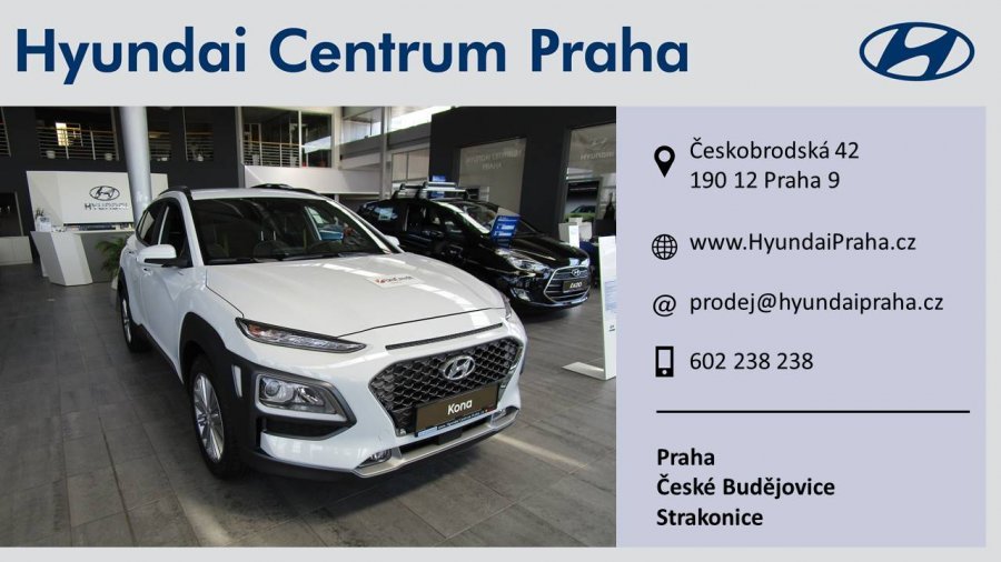 Hyundai Kona, 1,0 T-GDI 88 kW (95 NAT) 6 st. man, barva bílá