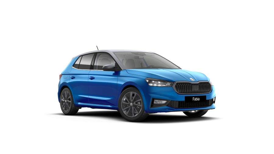 Škoda Fabia, 1,5 TSI 110 kW 7-stup. automat., barva modrá