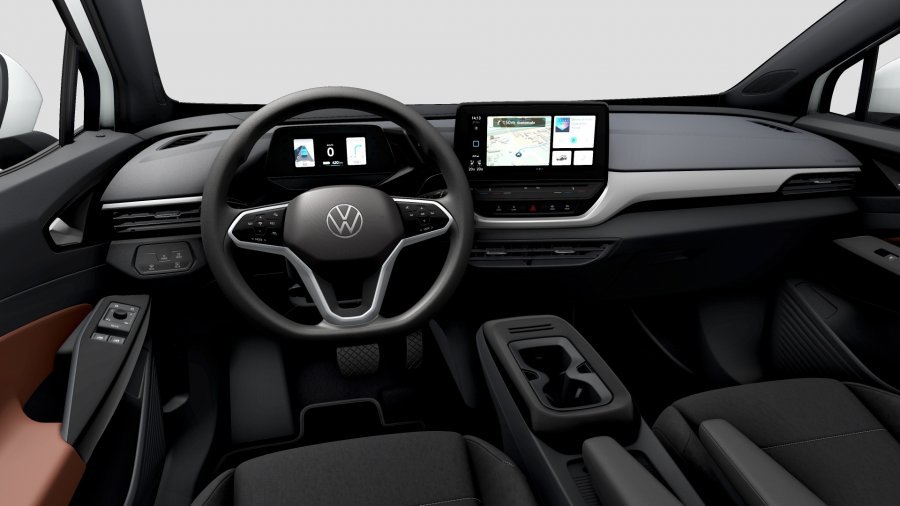 Volkswagen ID.4, ID.4 Max, výk. 150 kW, kapac. 77 kWh, barva bílá