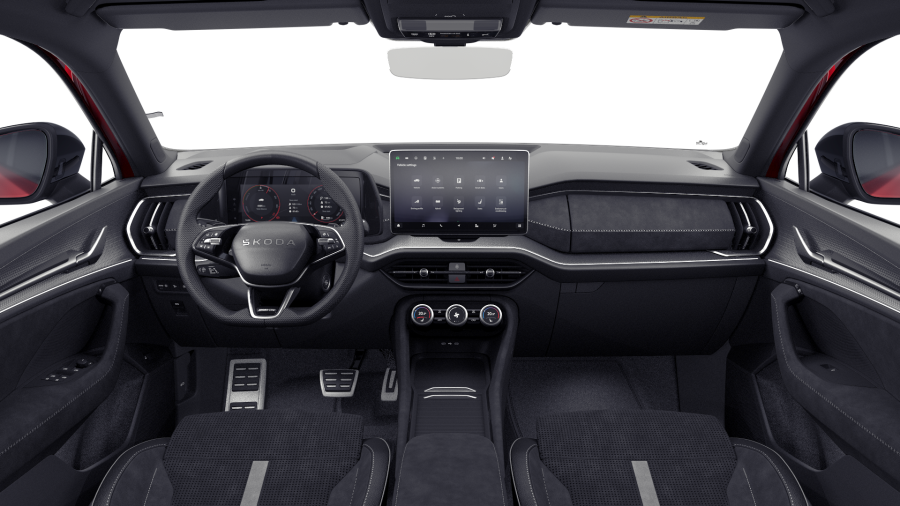 Škoda Kodiaq, 1,5 TSI iV 150 kW 6° automatická DSG, barva červená