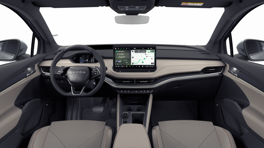 Škoda Enyaq iV, 82 kWh 210 kW 1° automatická 4x4, barva stříbrná