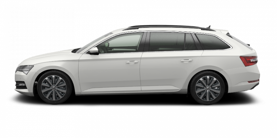 Škoda Superb, 2,0 TDI 110 kW 7-speed automat., barva bílá
