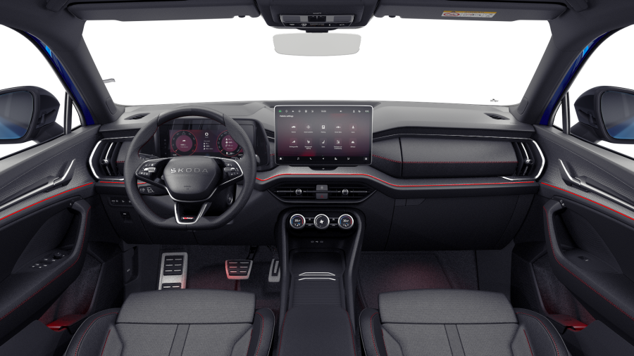 Škoda Kodiaq, 2,0 TSI 195 kW 7° automatická DSG 4x4, barva modrá