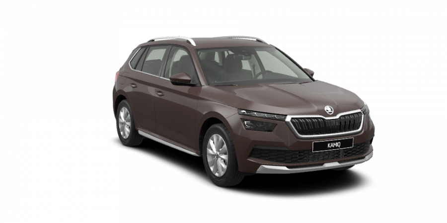 Škoda Kamiq, 1,5 TSI 110 kW 6-stup. mech., barva hnědá