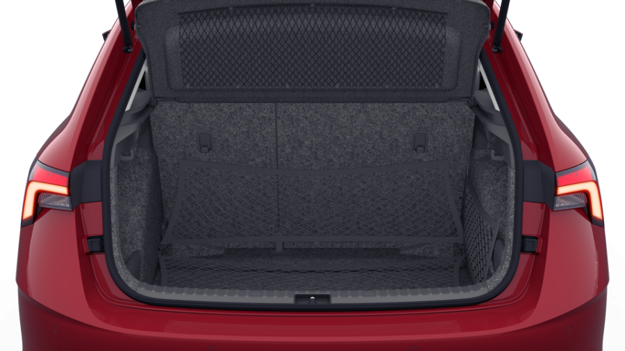 Škoda Scala, 1,5 TSI 110 kW 6° manuální, barva červená