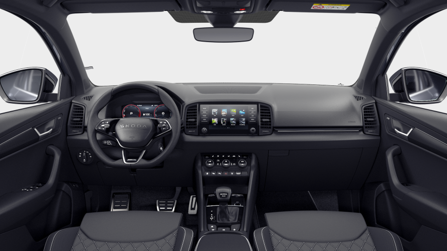 Škoda Karoq, 2,0 TSI 140 kW 7° automatická DSG 4x4, barva šedá