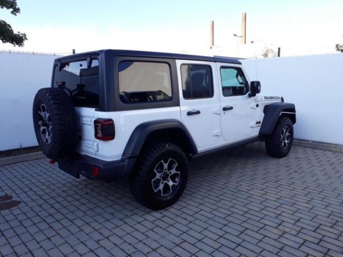 Jeep Wrangler, 2,0T 270 PS Rubicon Unlimited, barva bílá