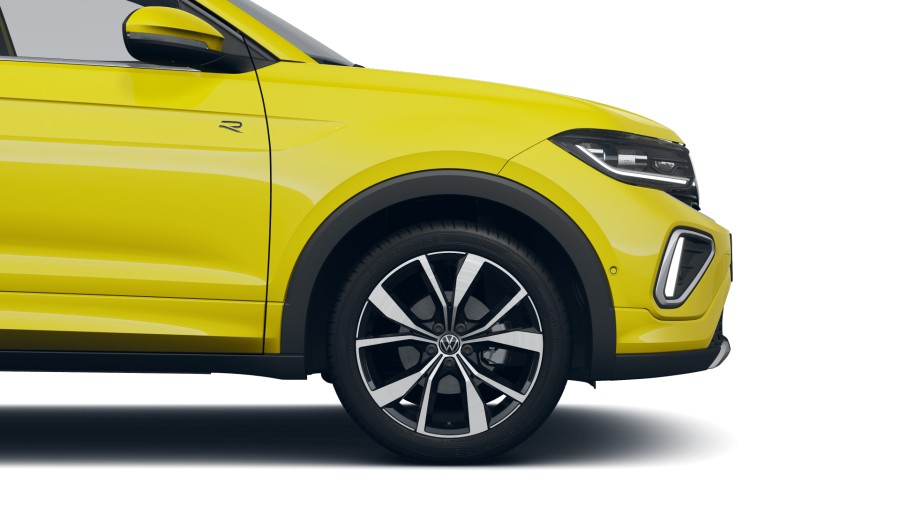 Volkswagen T-Cross, T-Cross R-Line 1.5 TSI 110 kW 7DSG, barva žlutá