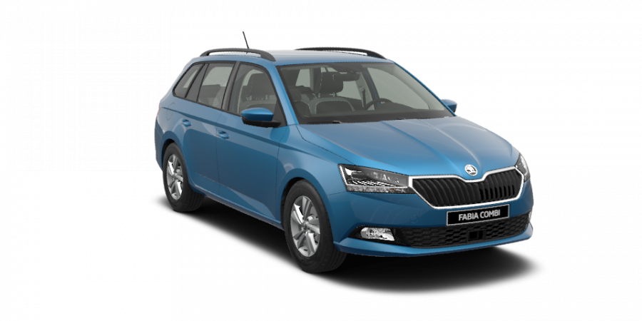 Škoda Fabia, 1,0 TSI 81 kW 6-stup. mech., barva modrá