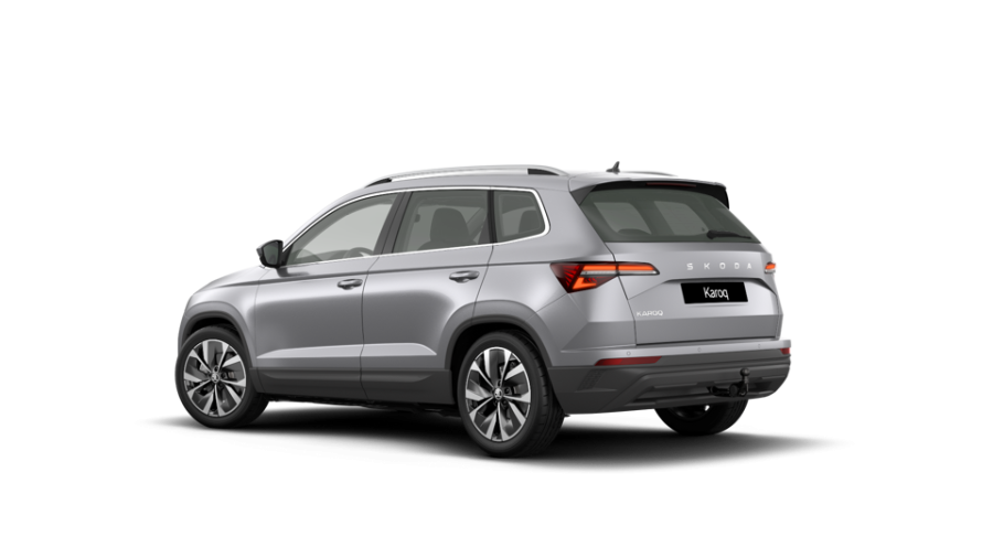 Škoda Karoq, 1,5 TSI 110 kW 7° automatická DSG, barva stříbrná