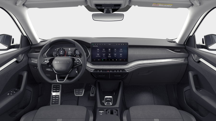 Škoda Octavia, 1,5 TSI m-HEV 110 kW 7° automatická DSG, barva bílá