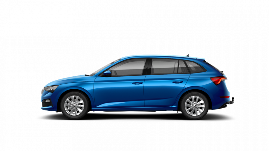 Škoda Scala, 1,5 TSI 110 kW 6-stup. mech., barva modrá