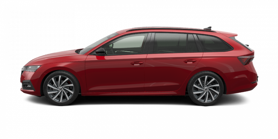 Škoda Octavia, 2,0 TDI 110 kW 7-stup. automat., barva červená