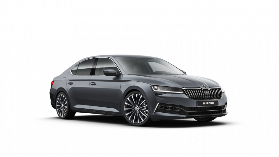 Škoda Superb, 2,0 TDI 147 kW 7-stup. automat., barva šedá