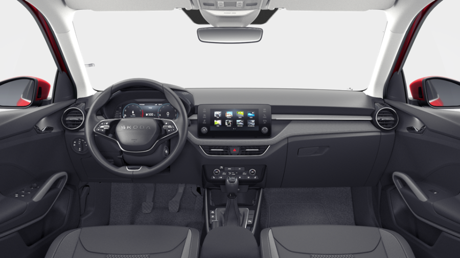 Škoda Fabia, 1,0 TSI 85 kW 6° manuální, barva červená