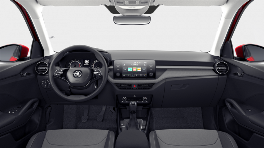 Škoda Fabia, 1,0 TSI 70 kW 5-stup. mech., barva červená