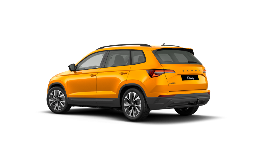 Škoda Karoq, 1,5 TSI 110 kW 6-stup. mech., barva oranžová