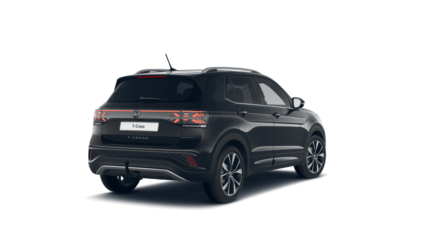 Volkswagen T-Cross, T-Cross R-Line 1.0 TSI 85 kW 7DSG, barva černá