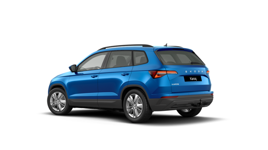 Škoda Karoq, 1,5 TSI 110 kW 6-stup. mech., barva modrá
