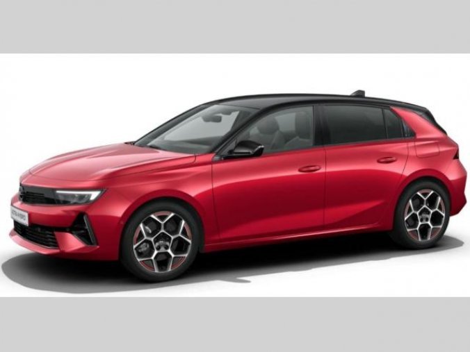 Opel Astra, GS-Line Hybrid, barva červená
