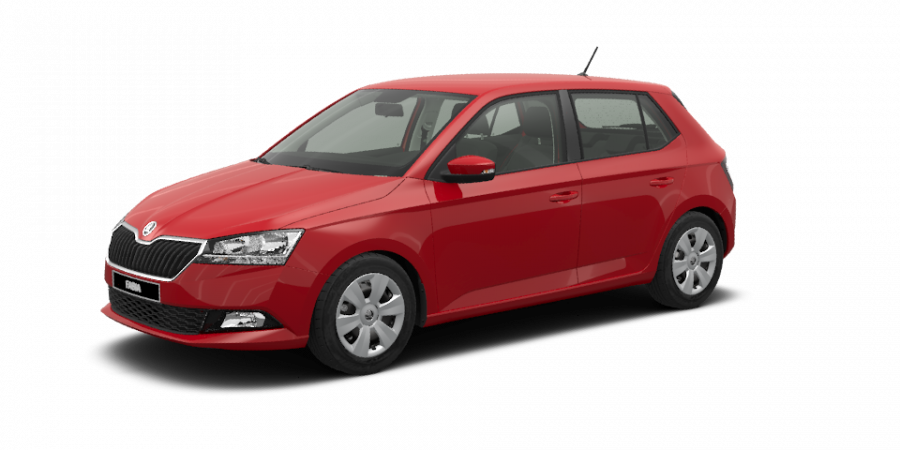 Škoda Fabia, 1,0 TSI 70 kW 5-stup. mech., barva červená