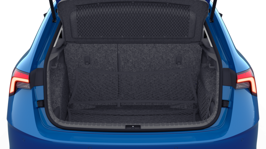 Škoda Scala, 1,0 TSI 85 kW 7° automatická DSG, barva modrá