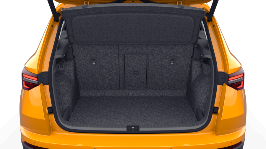 Škoda Karoq, 1,5 TSI 110 kW 6-stup. mech., barva oranžová