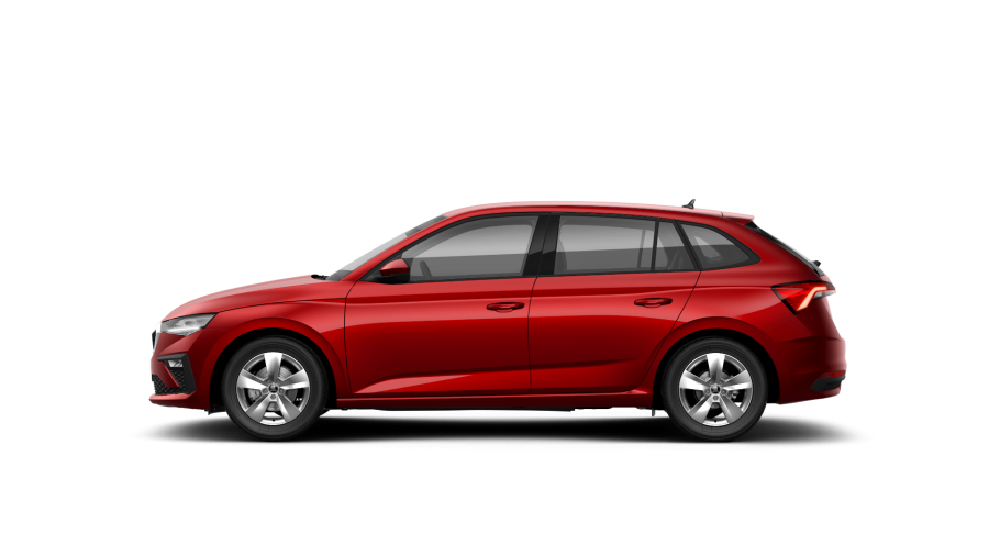 Škoda Scala, 1,0 TSI 85 kW 7° automatická DSG, barva červená