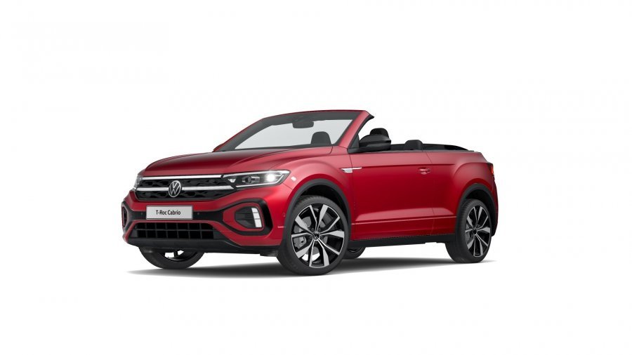 Volkswagen T-Roc, T-Roc Cabriolet R-Line 1,5TSI 110kW 7DSG, barva červená