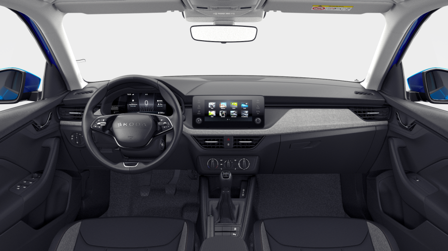 Škoda Scala, 1,0 TSI 70 kW 5° manuální, barva modrá