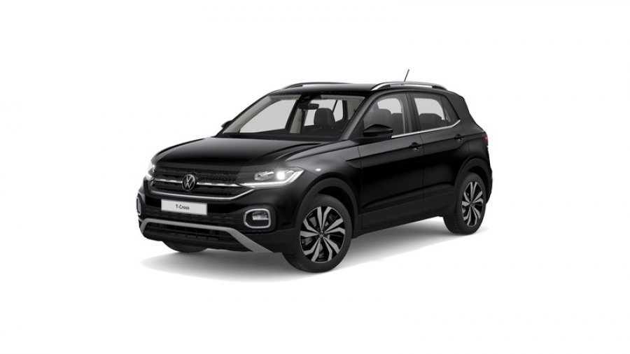 Volkswagen T-Cross, Style 1,5 TSI 110 kW 7DSG, barva černá