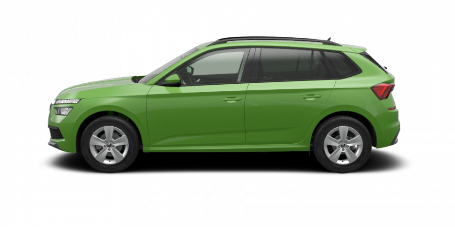Škoda Kamiq, 1,5 TSI 110 kW 6-stup. mech., barva zelená