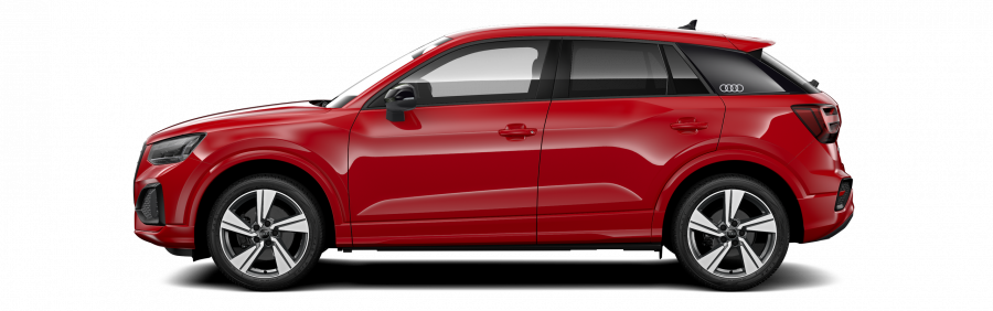 Audi Q2, Q2 Advanced 35 TDI 110kW quattro, barva červená