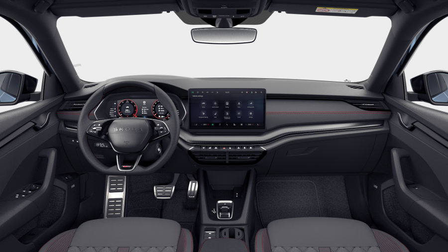 Škoda Octavia, 2,0 TSI 195 kW 7° automatická DSG, barva modrá
