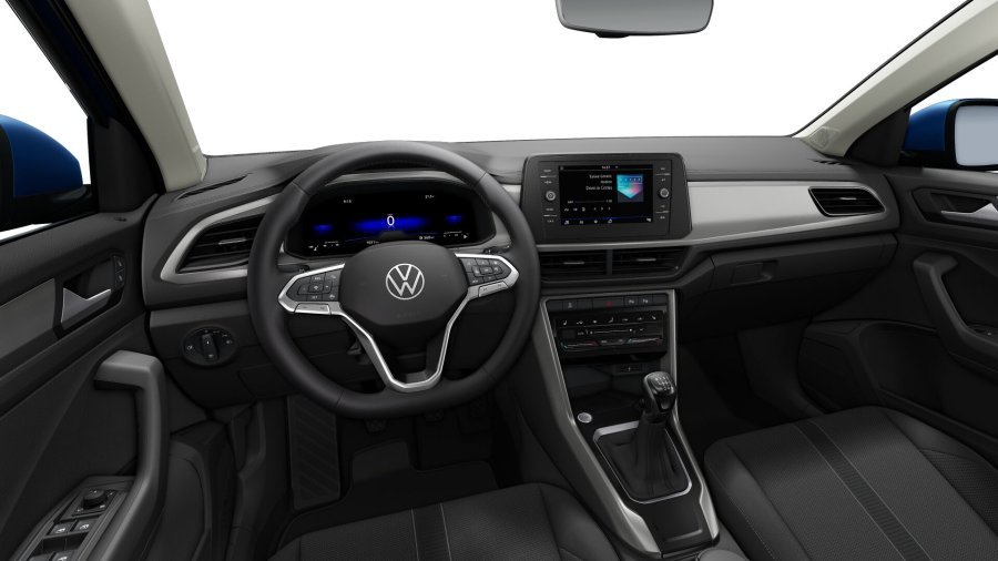 Volkswagen T-Roc, T-Roc People 1,0 TSI 85 kW 6G, barva modrá