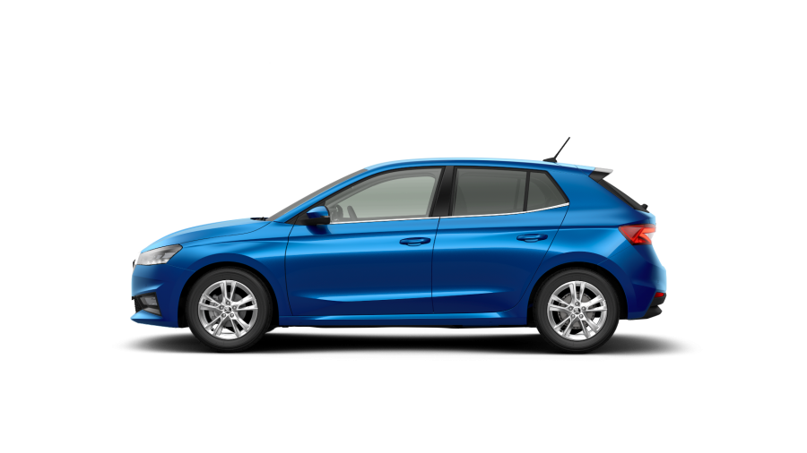 Škoda Fabia, 1,0 TSI 70 kW 5° manuální, barva modrá