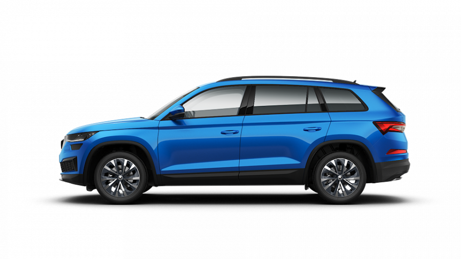 Škoda Kodiaq, 1,5 TSI 110 kW 7-stup. automat., barva modrá