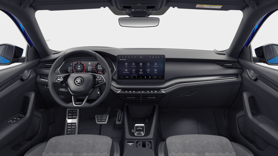 Škoda Octavia, 2,0 TDI 110 kW 7° automatická DSG, barva modrá